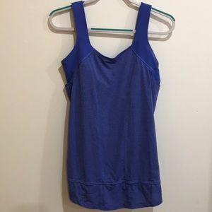 Lululemon tank with built in bra